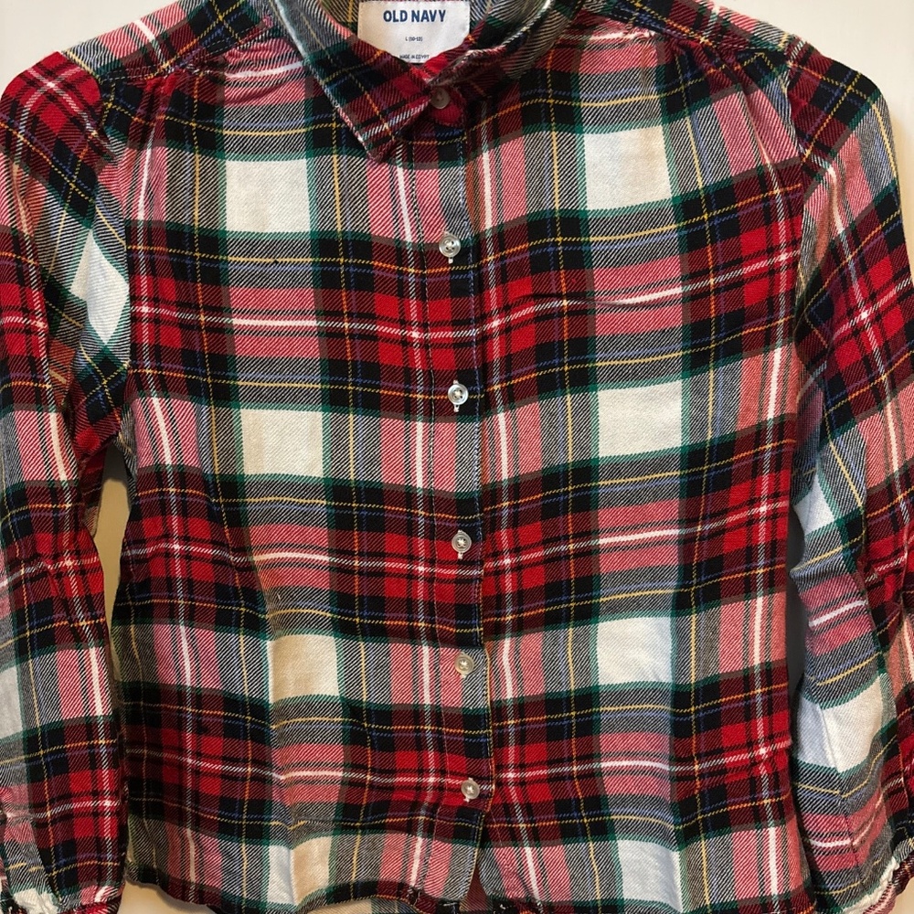 Old Navy plaid button down - Size L